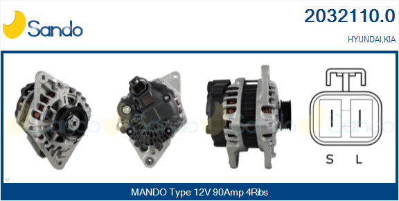 Alternatore SANDO 2032110.0