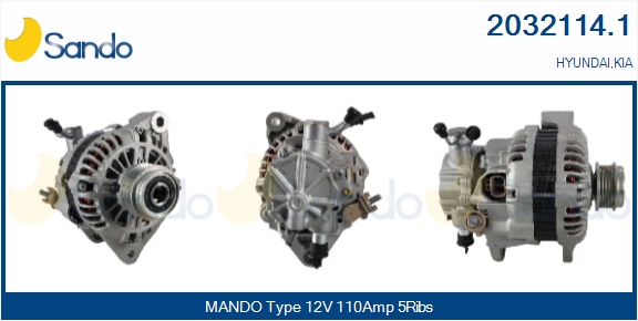 SANDO ALT.RE(ORIGINALE ) HYUNDAI TERRACAN 2.9D 03-
