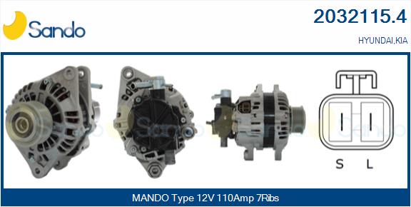 Alternatore SANDO 2032115.4