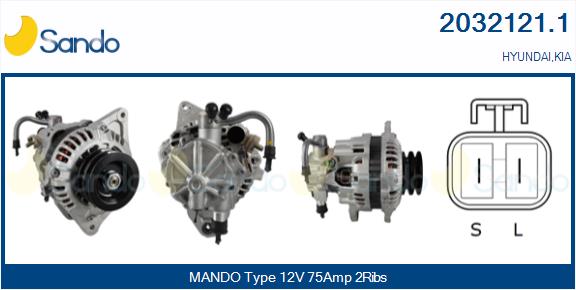 Alternatore SANDO 2032121.1