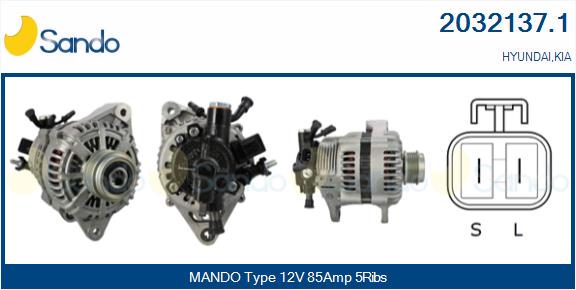 Alternatore SANDO 2032137.1