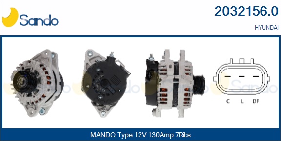 Alternatore SANDO 2032156.0