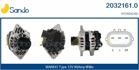 Alternatore SANDO 2032161.0