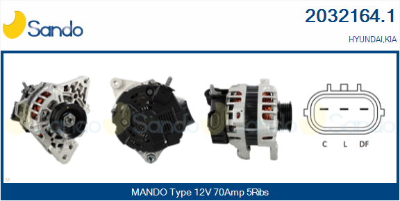Alternatore SANDO 2032164.1