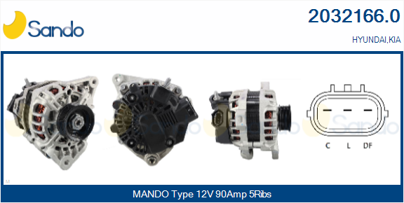 Alternatore SANDO 2032166.0