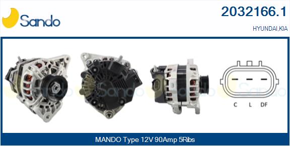 Alternatore SANDO 2032166.1
