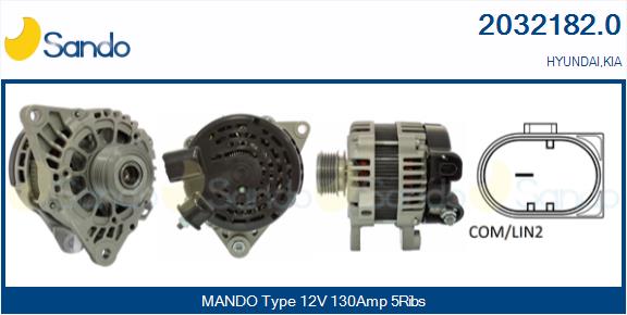 Alternatore SANDO 2032182.0