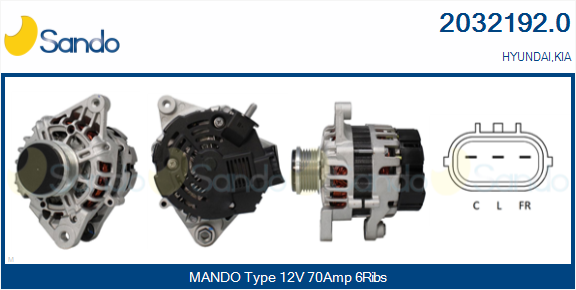 Alternatore SANDO 2032192.0