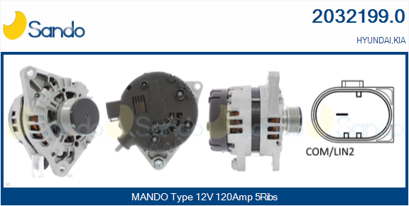 Alternatore SANDO 2032199.0