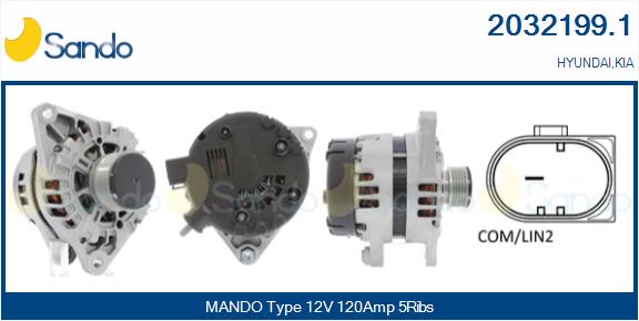 Alternatore SANDO 2032199.1