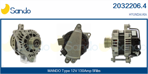 Alternatore SANDO 2032206.4