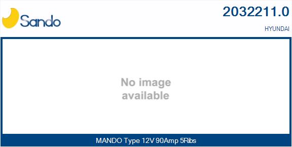 Alternatore SANDO 2032211.0