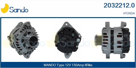 Alternatore SANDO 2032212.0