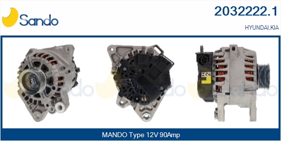 Alternatore SANDO 2032222.1