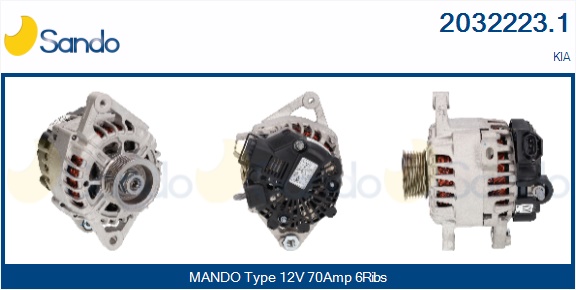 Alternatore SANDO 2032223.1
