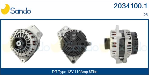  ALTERNATORE (ORIGINALE ) DR