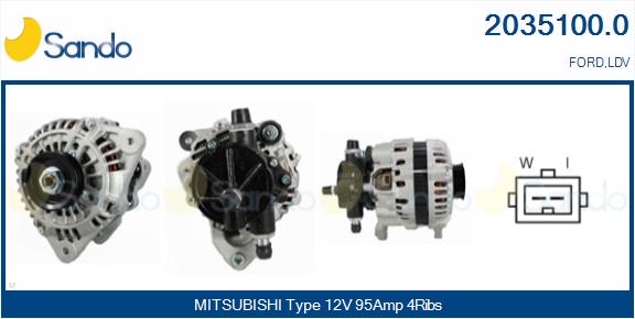 Alternatore SANDO 2035100.0