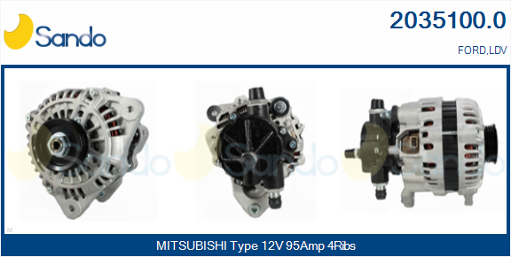  ALTERNATORE (ADATTABILE) FORD TRANSIT 2.5TD -00