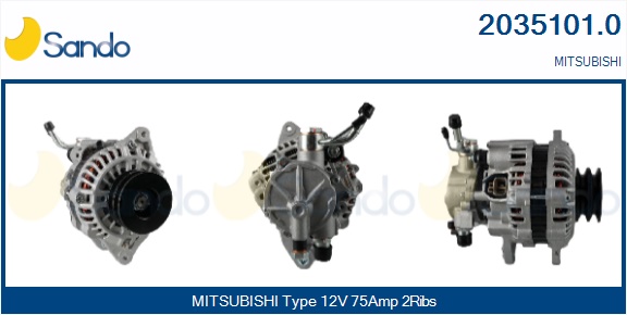 SANDO ALT.RE(ADATTABILE) MITSUB L200 2.5TD -07