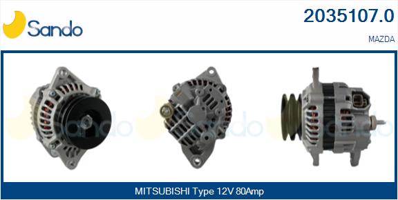  ALTERNATORE (ADATTABILE) MAZDA 323 2.0TD -04