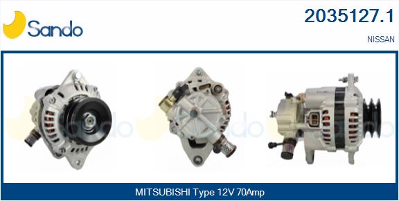  ALTERNATORE (ORIGINALE ) NISSAN PATROL 2.8TD -97
