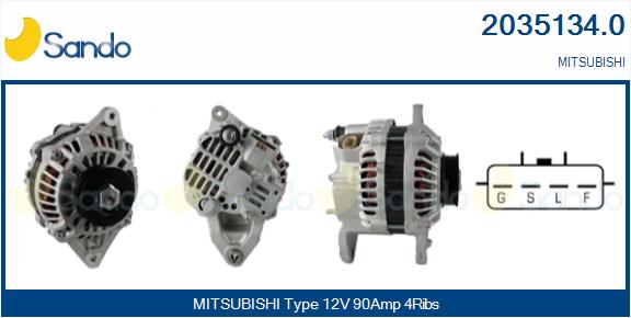 Alternatore SANDO 2035134.0