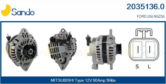 Alternatore SANDO 2035136.0
