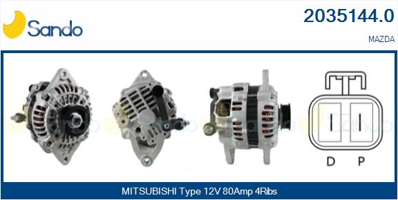 Alternatore SANDO 2035144.0