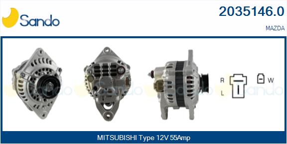 Alternatore SANDO 2035146.0