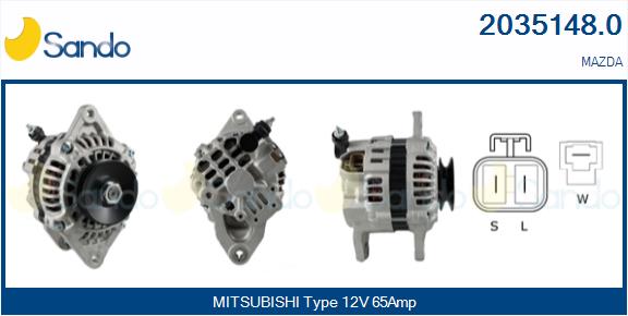 Alternatore SANDO 2035148.0