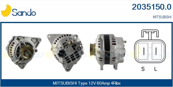 Alternatore SANDO 2035150.0