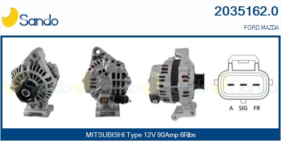 Alternatore SANDO 2035162.0