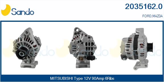  ALTERNATORE (ADATTABILE) FORD FIESTA 1.4TDI -12