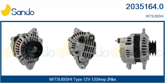  ALTERNATORE (ADATTABILE) MITSUBISHI PAJERO 3.2 DI-D -06