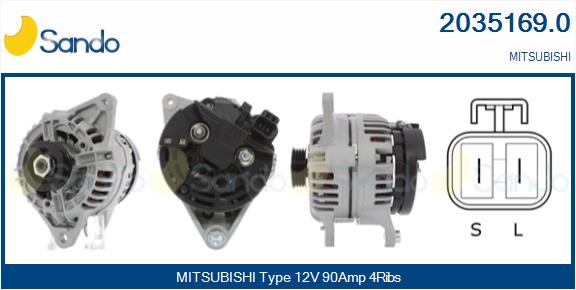 Alternatore SANDO 2035169.0