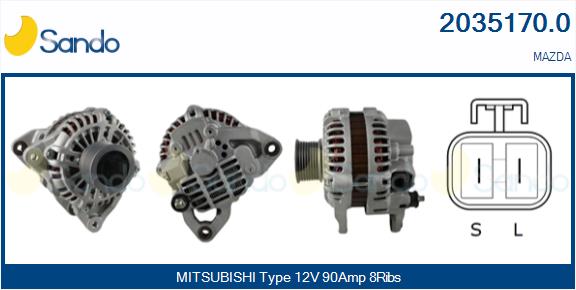 Alternatore SANDO 2035170.0
