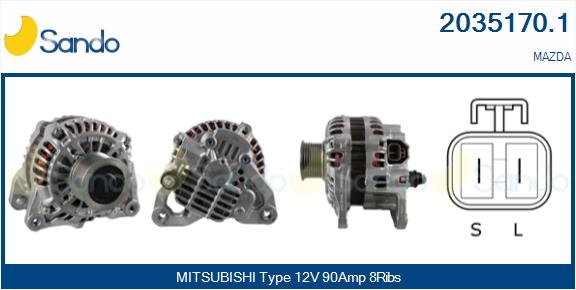Alternatore SANDO 2035170.1