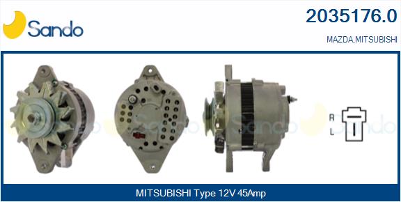 Alternatore SANDO 2035176.0