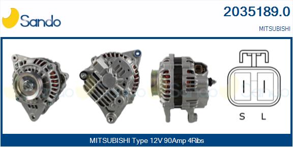 Alternatore SANDO 2035189.0