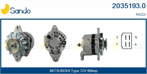 Alternatore SANDO 2035193.0