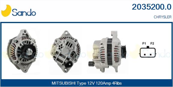 Alternatore SANDO 2035200.0