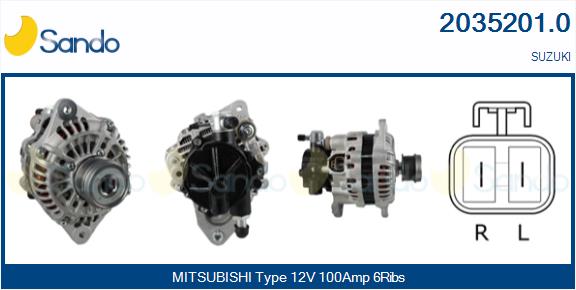  ALTERNATORE (ADATTABILE) SUZUKI JIMNY 1.5DDIS 05-