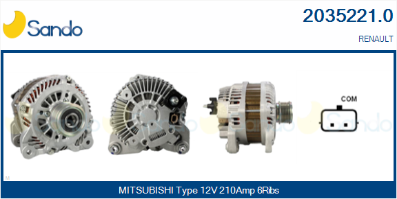 Alternatore SANDO 2035221.0