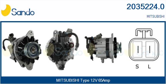 Alternatore SANDO 2035224.0