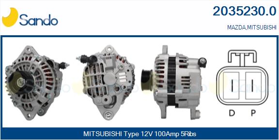 Alternatore SANDO 2035230.0