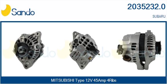 Alternatore SANDO 2035232.0