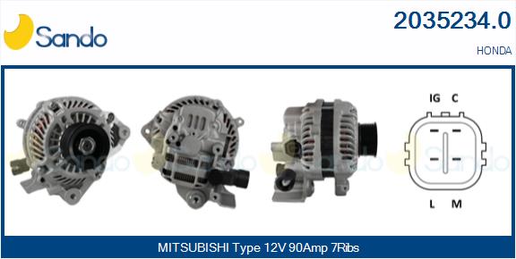 Alternatore SANDO 2035234.0