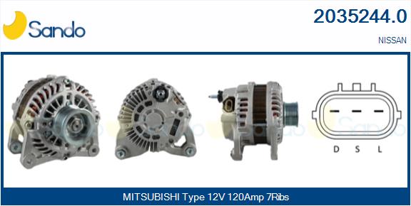 Alternatore SANDO 2035244.0