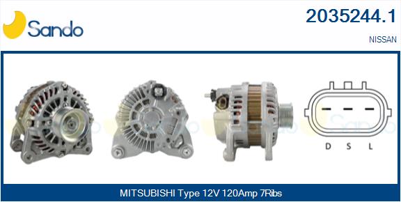 Alternatore SANDO 2035244.1