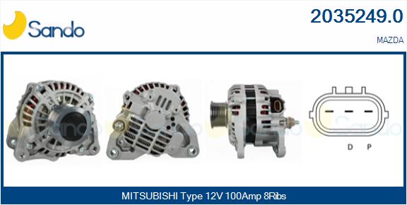 Alternatore SANDO 2035249.0
